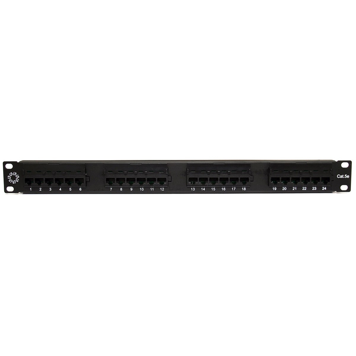 Patch Panel 19" UTP 24 port кат.5e  5bites <PPU55-01>разъём KRONE&110  (dual  IDC)