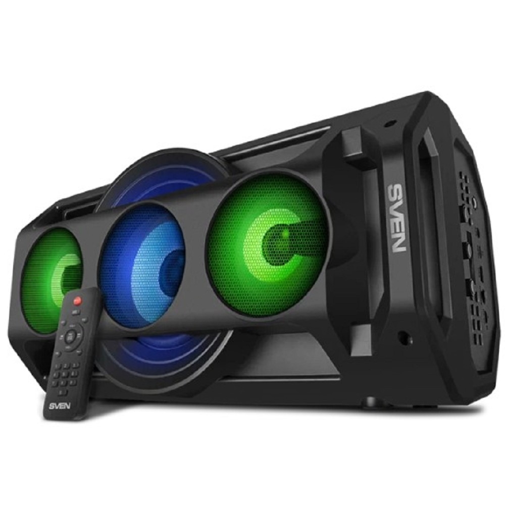 Колонка портативная SVEN PS-680 черный (65Вт, USB, Bluetooth, питание от USB/аккумулятора) (SV-020187)