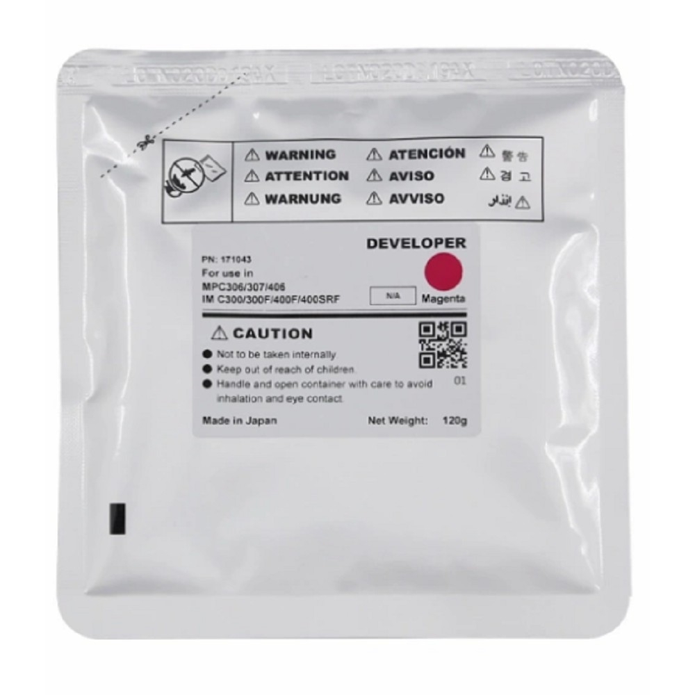 Тонеры и девелоперы Девелопер для RICOH MPC307, IM C300/400 (CET) Magenta, 120г, 120000 стр., CET171043
