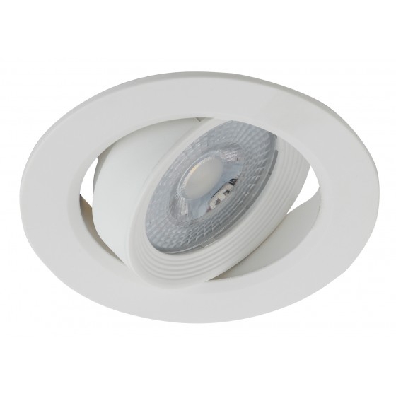 Эра Б0037036 KL LED 22A-5 3K WH Светильник ЭРА светодиодный круглый поворотн. LED SMD 5W 3000K, белый