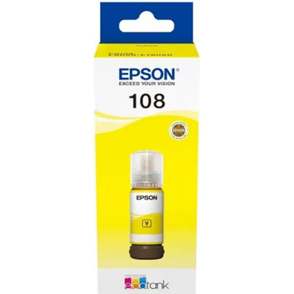 Повреждение упаковки EPSON C13T09C44A Картридж 108 EcoTank Ink для Epson L8050/L18050, Yellow 70ml