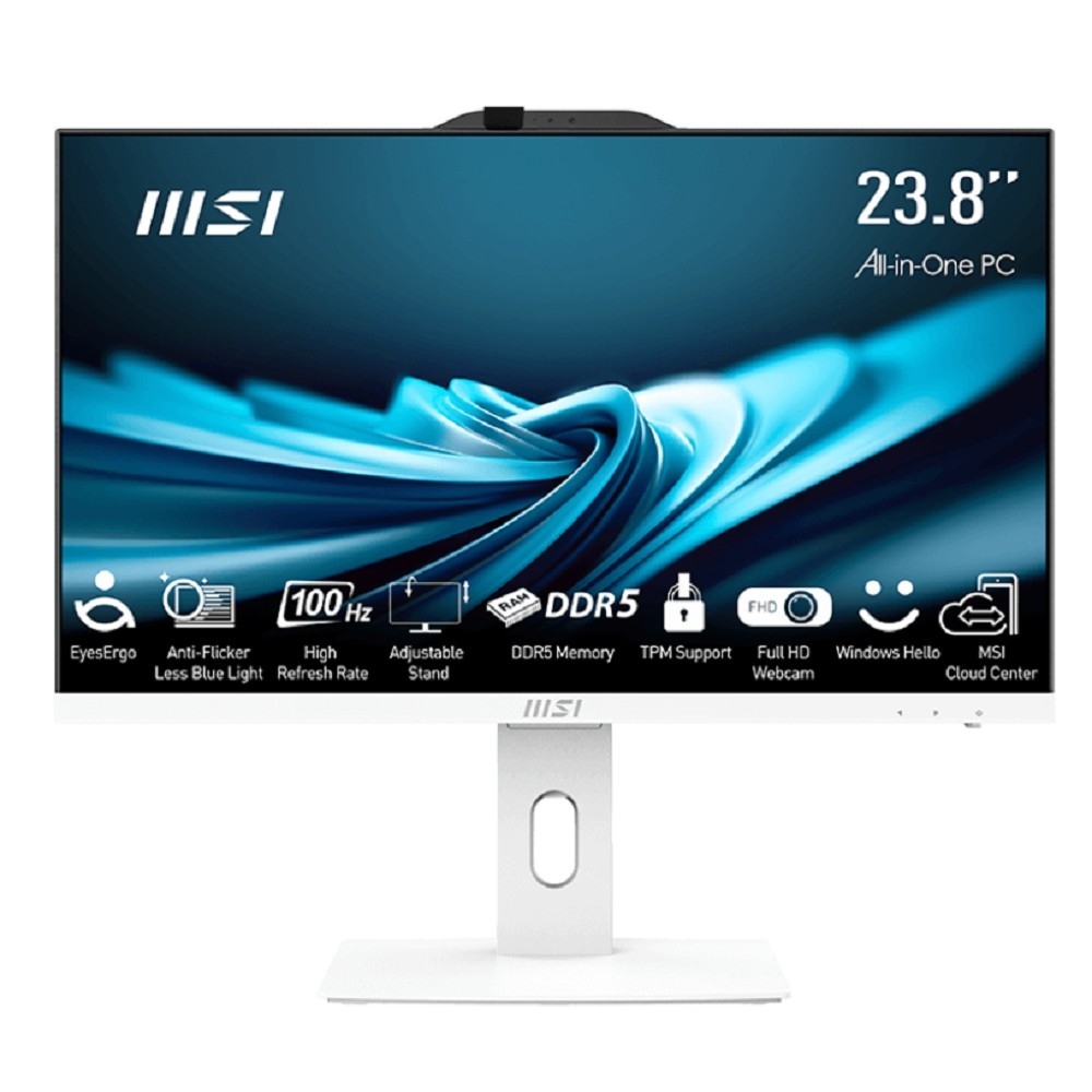 MSI Pro AP242P 14M-676XRU [9S6-AE0622-833] White 23.8" {Full HD i3 14100 /16Gb/ SSD512Gb/ UHDG /730 noOS/k+m}