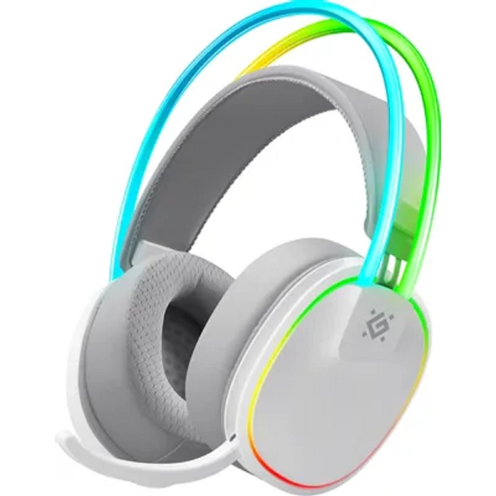 Гарнитура игровая Defender Tsunami, для компьютера/мобильных устройств, накладные, Bluetooth/радио, белый [64695]