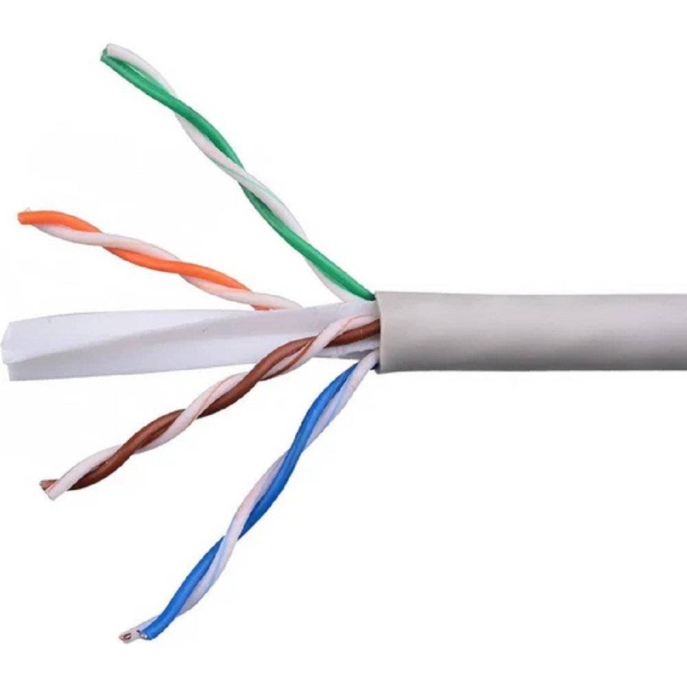 Cablexpert UPC-6055-4-CU/100 Кабель Cablexpert (RU) UTP indoor 4x2x0.55, медный, кат.6, однож., 100м, box, серый