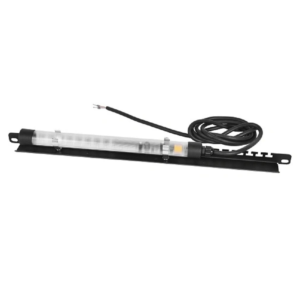 Панель осветительная Rem, 1U, 40х484х35 мм (ВхШхГ), 36-48V, 19", черный, с креплением на магнитах и 19" направляющих