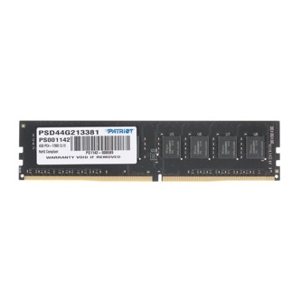 Память DDR4 4Gb 2133MHz Patriot PSD44G213381 Signature RTL PC4-17000 CL15 DIMM 288-pin 1.2В single rank Ret
