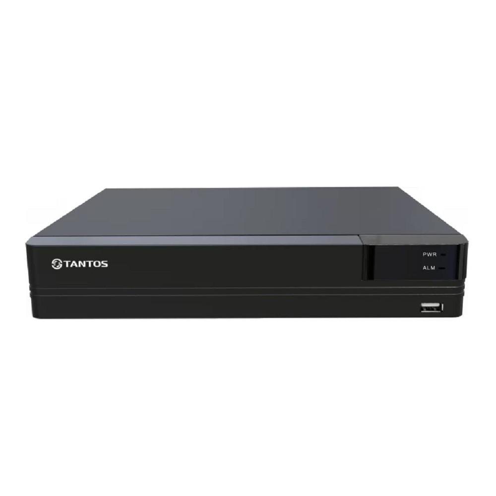 Видеорегистратор Tantos TSr-NV08155P сетевой 8 канальный для IP камер со встроенным 8 портовым PoE коммутатором