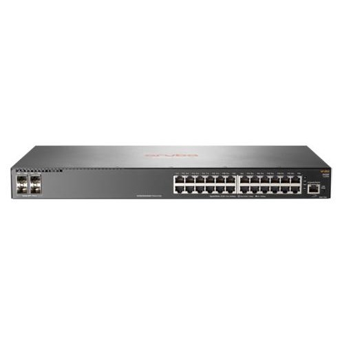 Коммутатор 24-портовый HP Aruba 2930F JL255A, 24 порта 10/100/1000 PoE+ 4 SFP, PoE