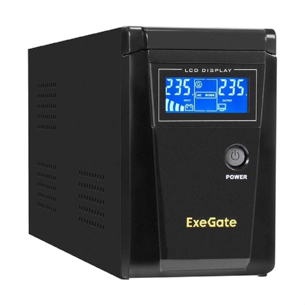 Повреждение упаковки Exegate EX295986RUS ИБП (инвертор, синус, для котла) ExeGate SineTower SZ-600.LCD.AVR.1SH <600VA/360W, чистый синусоида, LCD дисплей, AVR, 1*Schuko, линейно-интерактивный, внешняя