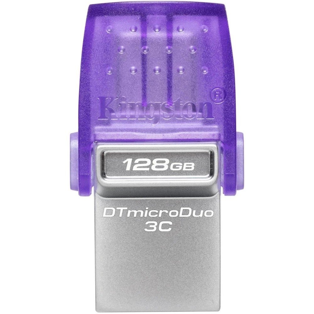 Kingston USB Drive 128Gb DataTraveler microDuo 3C DTDUO3CG3/128GB USB3.0 фиолетовый