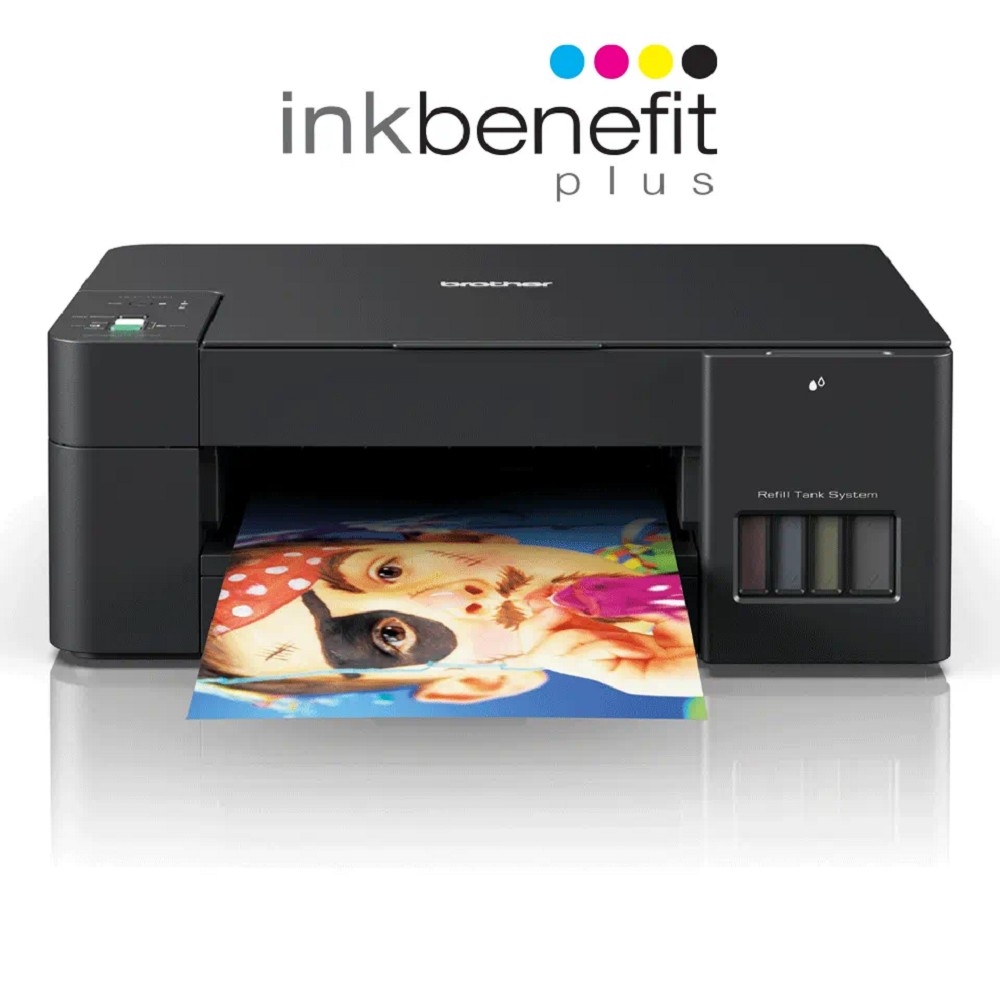 МФУ струйное Brother DCP-T220 Inkbenefit Plus, А4, цветное, печ. 16 стр/мин. (ч/б), 9 стр/мин. (цвет), скан. до 16 стр/мин. (цвет), 9 стр/мин. (ч/б), 6000 x 1200 dpi (цвет), 1200х1200 dpi (ч/б), USB 2.0