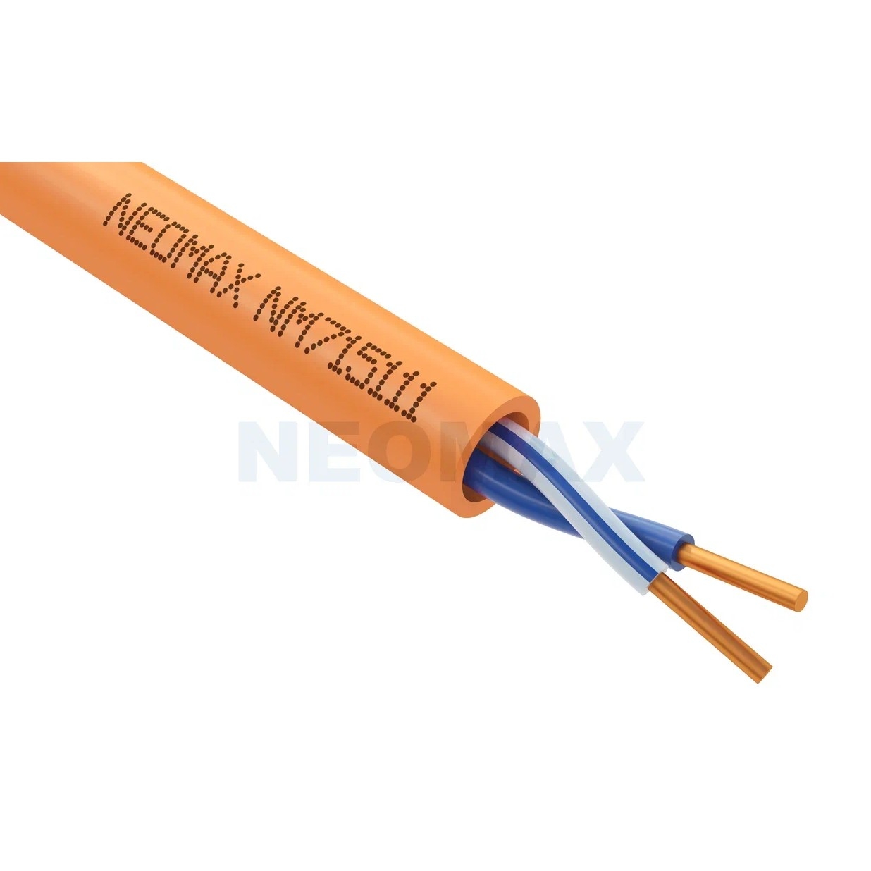 Кабель NEOMAX [NM715111-500M] U/UTP cat.5e 1x2x0.52, 24 AWG, Медь, внутренний, ZH нг(А)-HF (LSZH), 500м, оранжевый