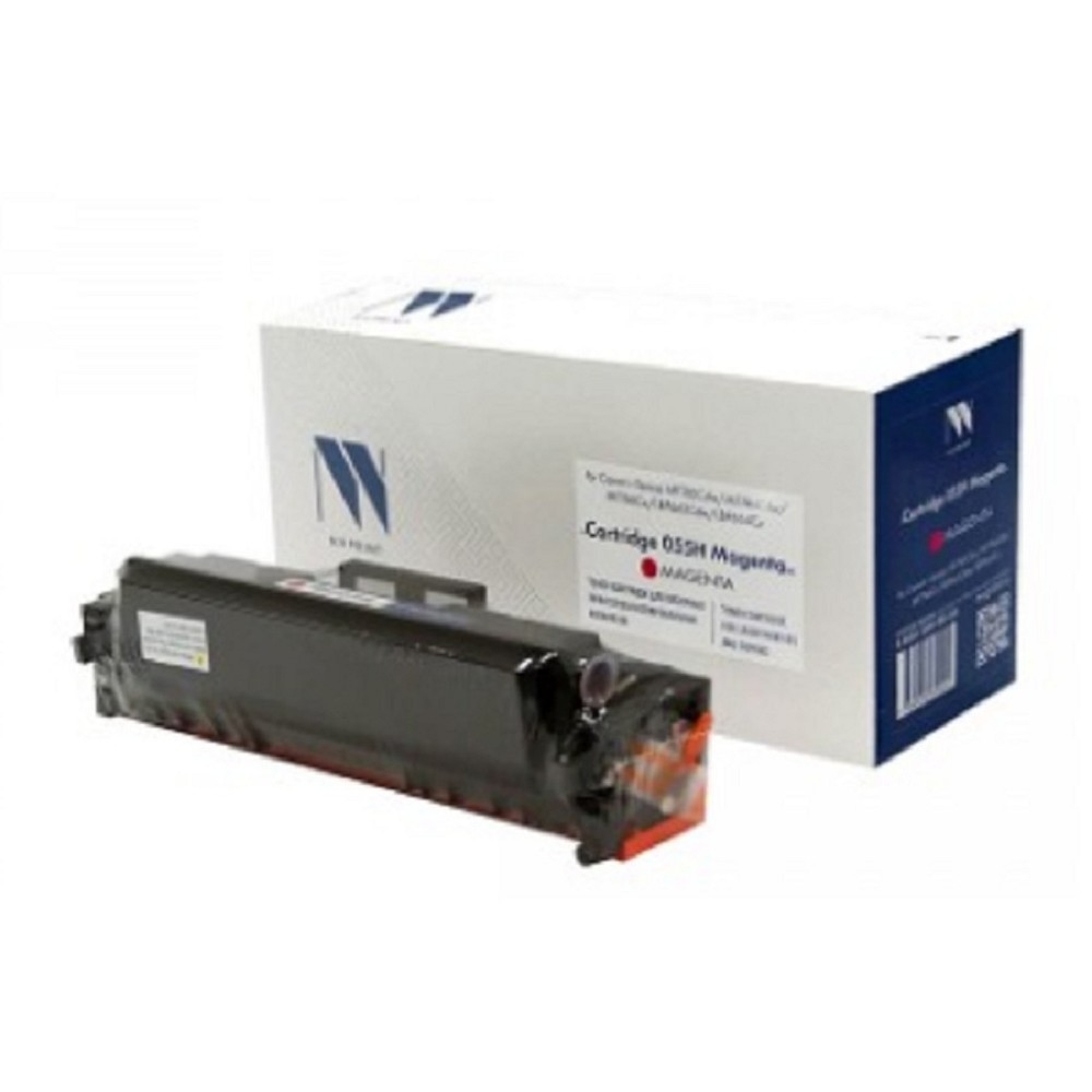 Картридж лазерный NVPrint совместимый NV-055H Magenta (БЕЗ ЧИПА) для Canon i-Sensys MF742Cdw/MF744Cdw/MF746Cx/LBP663Cdw/LBP664Cx (5900k)