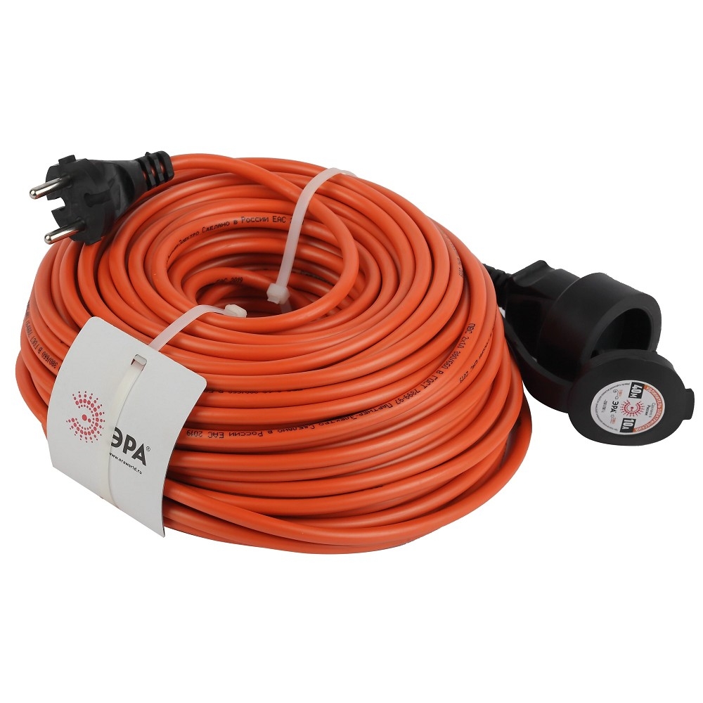 Удлинитель силовой ЭРА UPx-1-2x1-40m-IP44 в бухте б/з 40м 1 гн ПВС 2х1 (6/144)