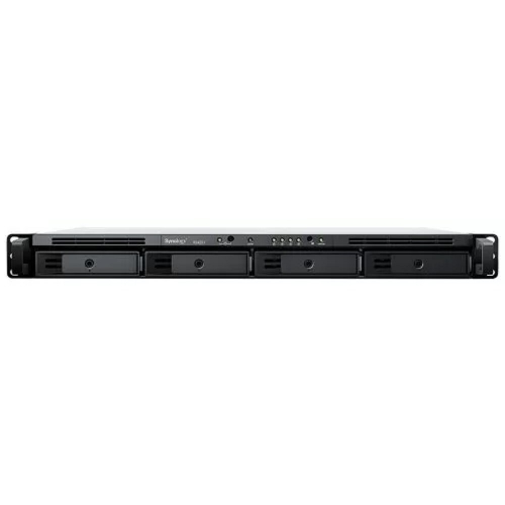 RS422+ - Synology RackStation RS422+ система хранения данных: Системная память: 2 GB DDR4 ECC; 4 отсеков для дисков;  2 Порта RJ-45 1GbE LAN; Размер (в х ш х г): 44 mm x 478 mm x 327.5 mm; Вес: 4.38 кг