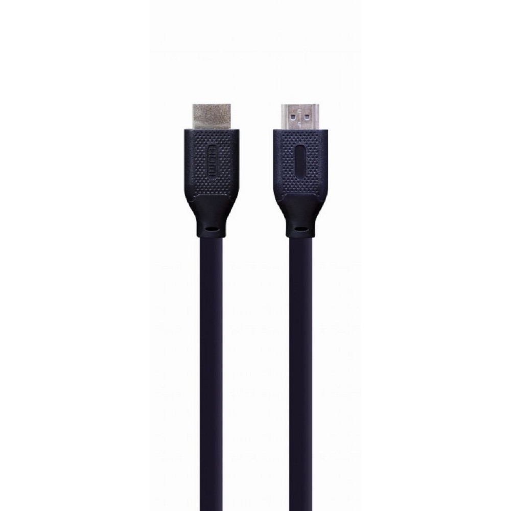 Кабель HDMI Cablexpert 19M/19M, v2.1, 8К, медь, позол.контакты, экран, 1м, черный, пакет (CC-HDMI8K-1M)