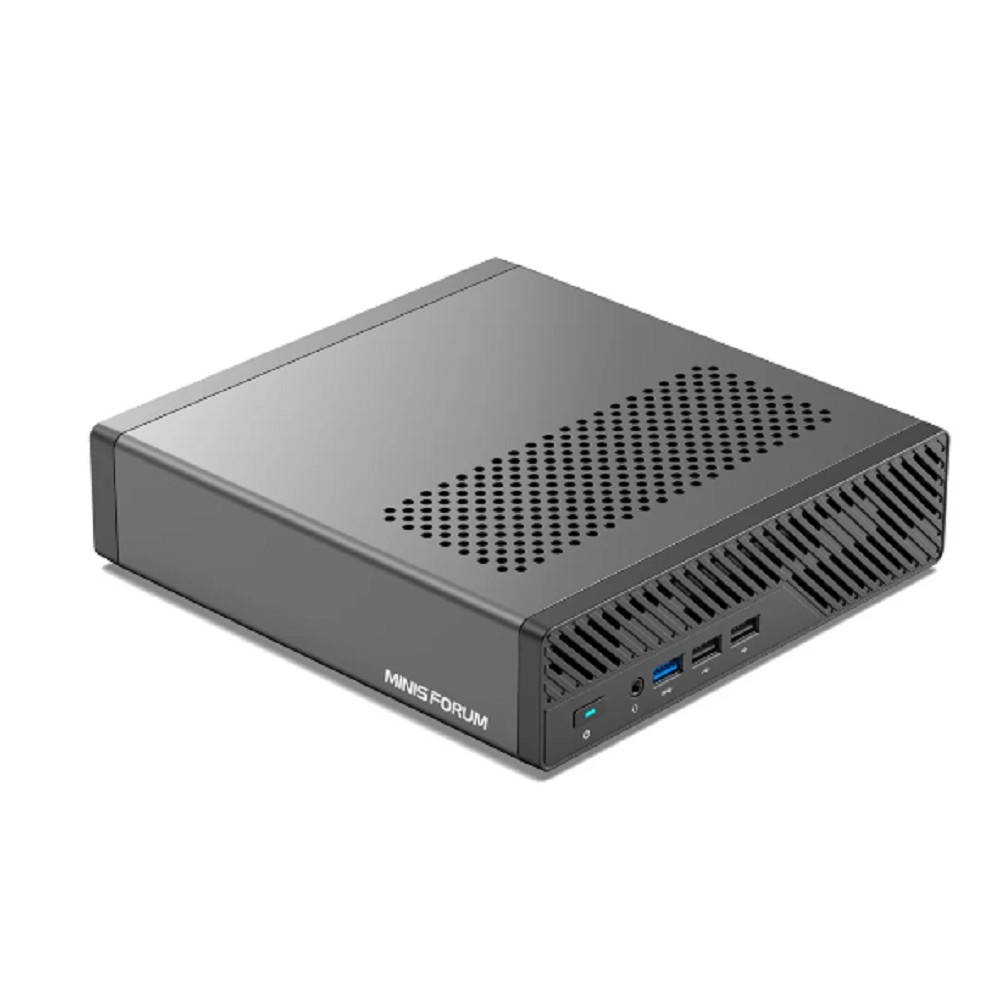 Мини-ПК MINISFORUM MS-01, Intel Core i9-13900H/32 ГБ DDR5/1024 ГБ SSD/Intel Iris Xe Graphics/Windows 11 Pro, черный (MS-01-S1390/32GB+1TB)