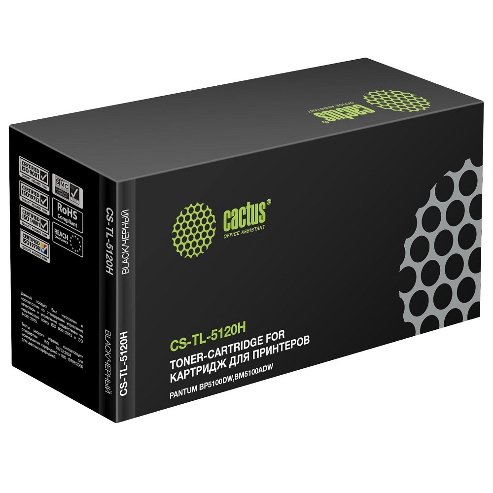 Картридж лазерный Cactus CS-TL-5120H TL-5120H черный (6000 стр.) для Pantum BP5100DW,BM5100ADW