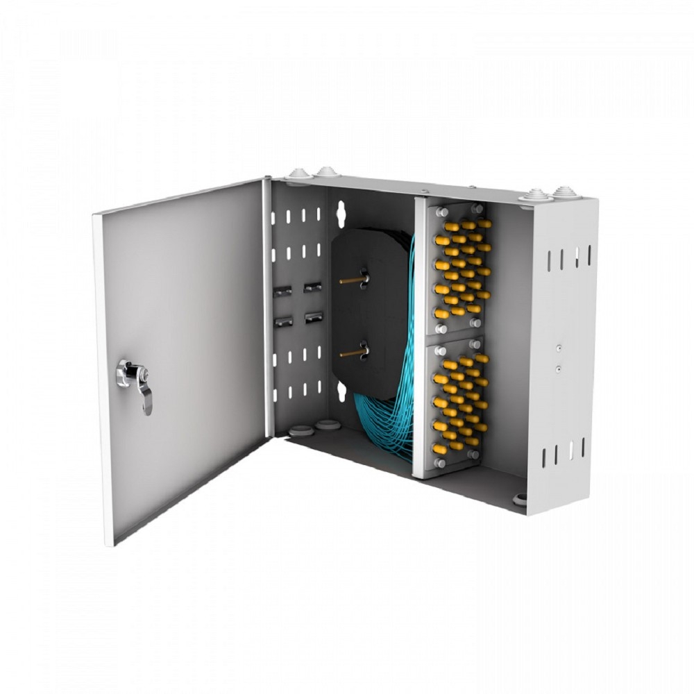 NTSS Кросс настенный NTSS PREMIUM предсобранный, 20 портов ST/UPC, 50/125 мкм ОМ3, (сплайс, пигтейлы, кдзс, планки, адаптеры) NTSS-WFOB-PM-20-ST/U-503-SP1.5G2A