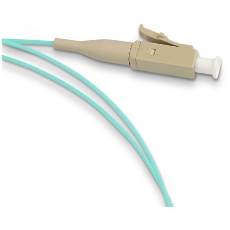 Hyperline FPT-B9-503-LC/PR-1.5M-LSZH-AQ Пигтейл волоконно-оптический MM 50/125(OM3), LC, 1.5 м, LSZH
