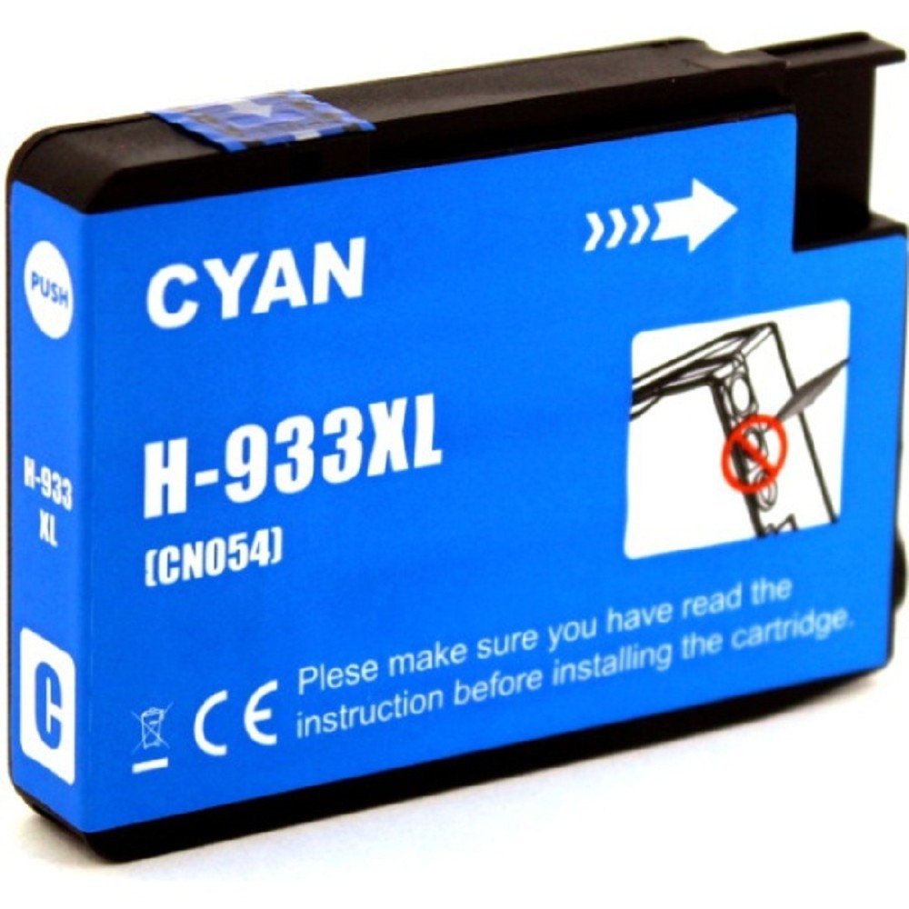 -/ Струйный картридж NV Print 933XLC (NV-CN054AE) Cyan для HP Officejet 6100, 6600, 6700, 7110, 7510, 7610, 7612 (825 стр) совместимый