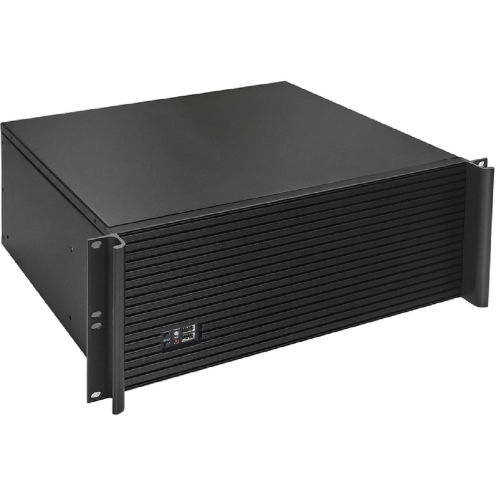 Exegate EX300048RUS Серверный корпус ExeGate Pro 4U390-05 <RM 19", высота 4U, глубина 390, БП 500PAS, USB>