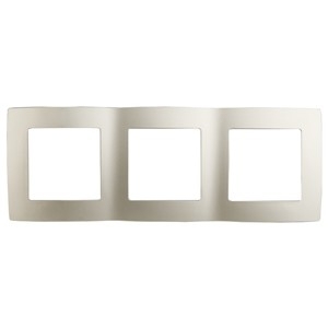 Эра Б0019377 12-5003-15 Рамка на 3 поста, Эра12, перламутр