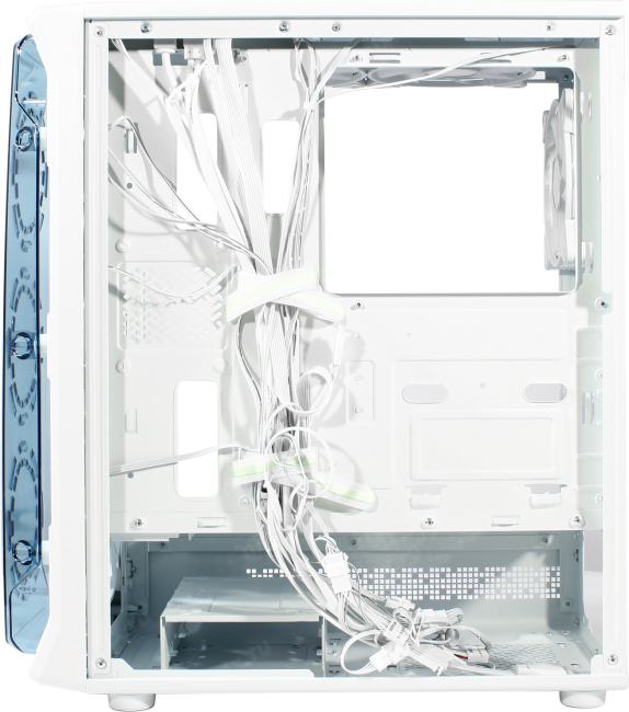 Miditower GameMax <StarLight 2 AW White> ATX  без  БП,  с окном