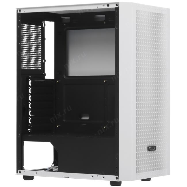 PcCooler MA100 MESH WH Корпус без блока питания/ PCCOOLER MA100 MESH WH, Mesh Mid Tower, White, TG, 0.4  SPCC, 3x120mm A