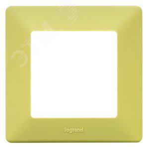 Legrand 754081 Valena LIFE. Рамка "Лайм". 1-постовая универсальная
