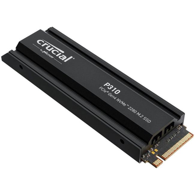 CT1000P310SSD5 SSD Crucial P310 1TB PCIe Gen4 NVMe 2280 M.2  SSD  with  heatsink CT1000P310SSD5