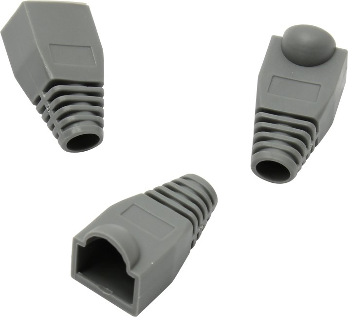 Exegate (EX205296RUS) Колпачок изолирующий для коннектора RJ-45 (упаковка  -  100 шт,  серый)
