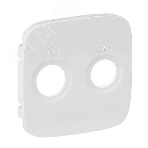 Панель лицевая Legrand 754825 Valena ALLURE - для  розеток TV-SAT, белая