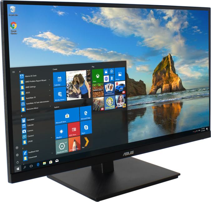 Монитор ASUS 27" VA27EQSB IPS 1920x1080 5ms 300cd 75Hz MM D-Sub HDMI DP USB-Hub HAS Swivel Pivot Black