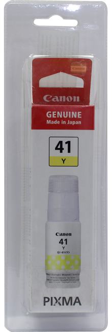 Чернила Canon GI-41Y, 70мл, желтый, оригинальные, водные, для Canon Pixma G3460 (4545C001)