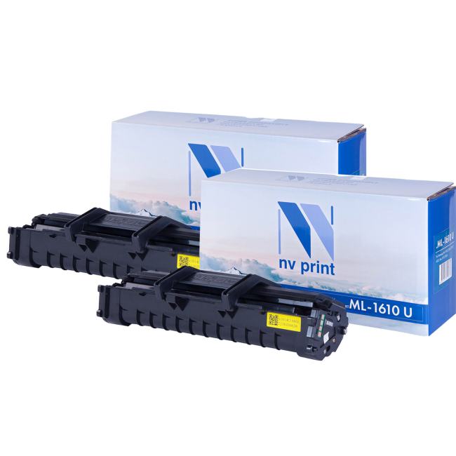 Картридж лазерный NVPrint совместимый NV-ML-1610 UNIV-SET2 для Samsung ML 1610/ 1615/ 1620/ 1625/ 2010/ 2015/ 2510/ 2570/ 2571N/ SCX-4321/ 4321F/ 4521/ Xerox Phaser 3117/ 3122/ 3124/ 3125/ Dell 1100 (3000k) (2 шт)