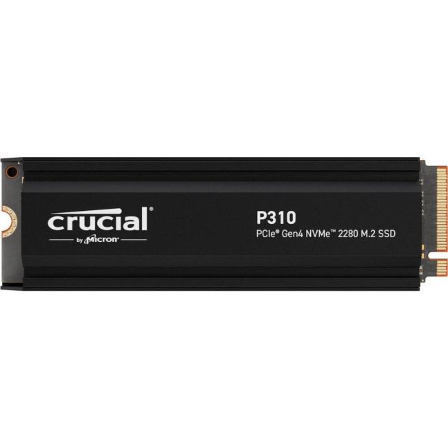 CT1000P310SSD5 SSD Crucial P310 1TB PCIe Gen4 NVMe 2280 M.2  SSD  with  heatsink CT1000P310SSD5