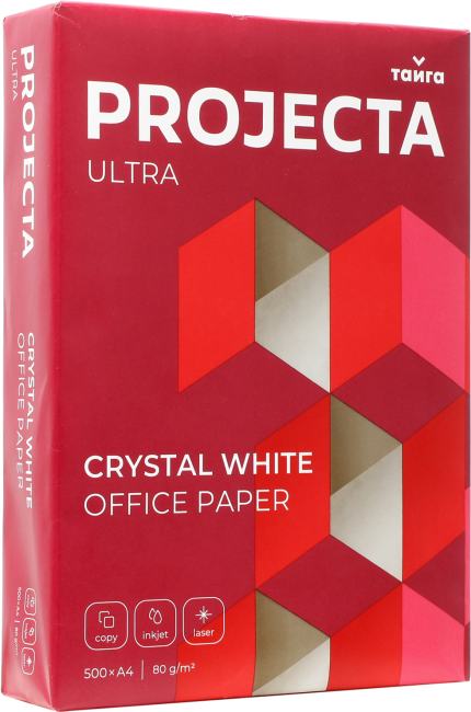 PROJECTA ULTRA, Марка А, бумага A4 (500  листов,  80  г/м2) Россия