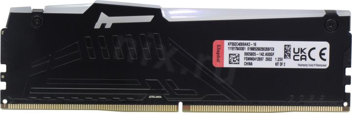 Kingston Fury Beast RGB <KF552C40BBAK2-16> DDR5 DIMM 16Gb  KIT  2*8Gb  <PC5-41600> CL40