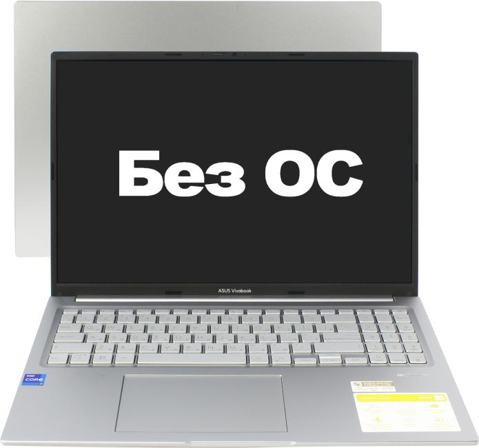 Ноутбук ASUS VivoBook 16 X1605VA Intel Core i7 13620H 2400MHz/16"/1920x1200/16GB/1024GB SSD/Intel UHD Graphics/Wi-Fi/Bluetooth/Без ОС (90NB10N2-M02X50) Silver