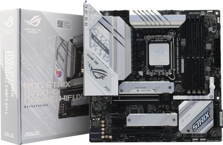 ASUS ROG STRIX B760-G GAMING WIFI D4 (RTL) LGA1700 <B760> 2xPCI-E HDMI+DP 2.5GbLAN+WiFi SATA  MicroATX  4DDR4