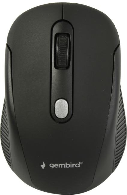 Gembird Wireless Optical Mouse <MUSW-420 Black> (RTL)  USB  4btn+Roll