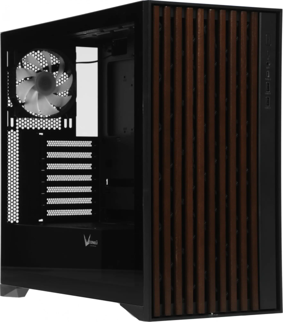 Корпус Formula TimberLine T0 черный без БП ATX 6x120mm 6x140mm 2xUSB3.0 audio