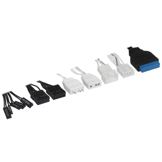 PcCooler MA100 MESH WH Корпус без блока питания/ PCCOOLER MA100 MESH WH, Mesh Mid Tower, White, TG, 0.4  SPCC, 3x120mm A
