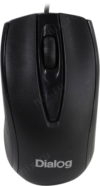 Мышь проводная Dialog Comfort MOС-17U черный, 1200 dpi, USB, кнопки - 3