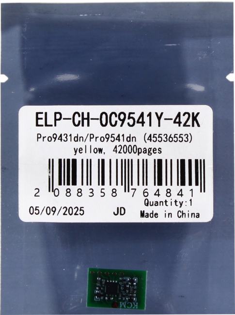 Чип <ELP-CH-OC9541Y-42K> Yellow  для OKI Pro9431dn/Pro9541dn