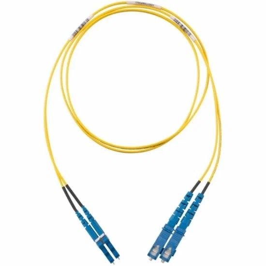 Патч-корд Panduit F92ELLNSNSNM015 2x9/125 OS1/OS2 LC дуплекс-SC  дуплекс  15м  LSZH желтый