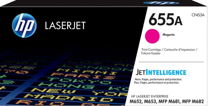 Тонер-картридж HP 655A Magenta для Color LJ Enterprise M652n/M652dn/M653dn/M653x/M681dh/M681f/M681z/M682z (10500 стр) ( CF453A )