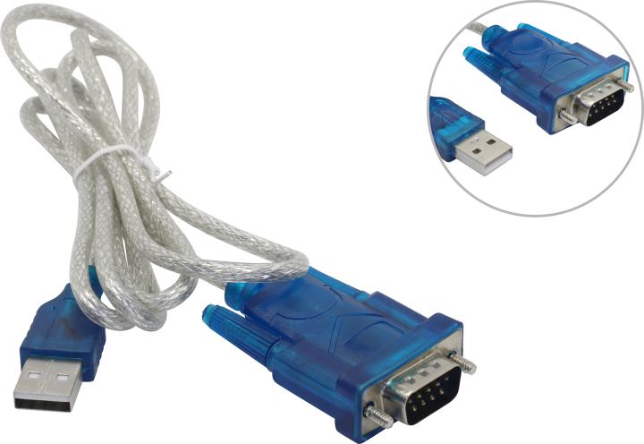 Exegate (EX-UAS-1.2) Кабель-адаптер USB AM  -)  COM9M 1.2м  (EX284951RUS)