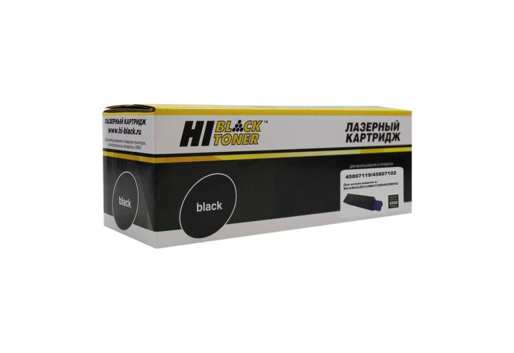 Картридж лазерный Hi-Black (HB-45807119/45807102) для OKI B412/432/512/MB472/492/562, 3K